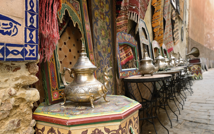 Souk Basar in Marrakesch, Marokko