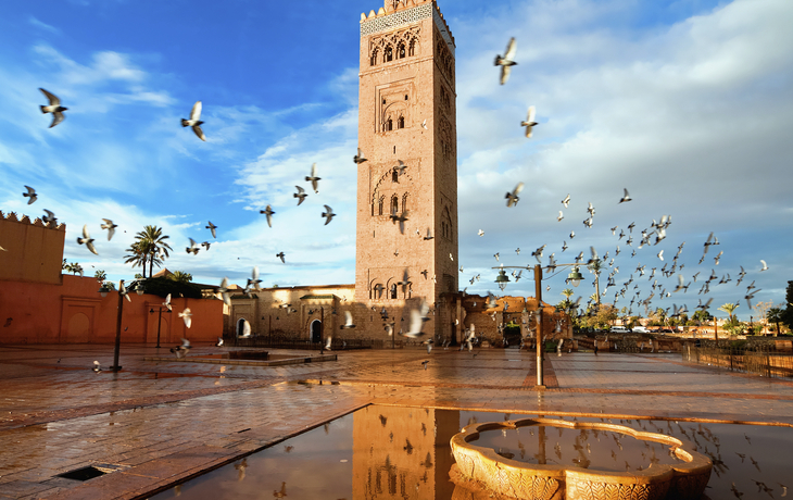 Koutoubia Moschee in Marrakesch, Marokko