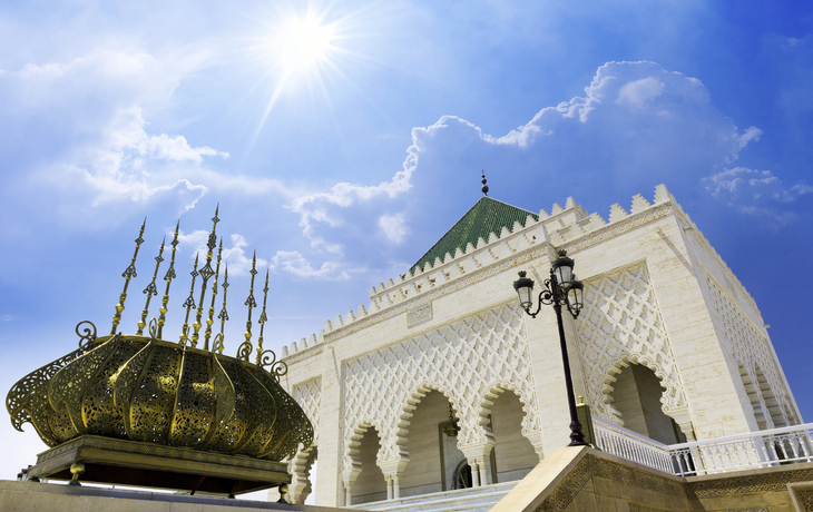 Mausoleum von Mohamed V in Rabat, Marokko