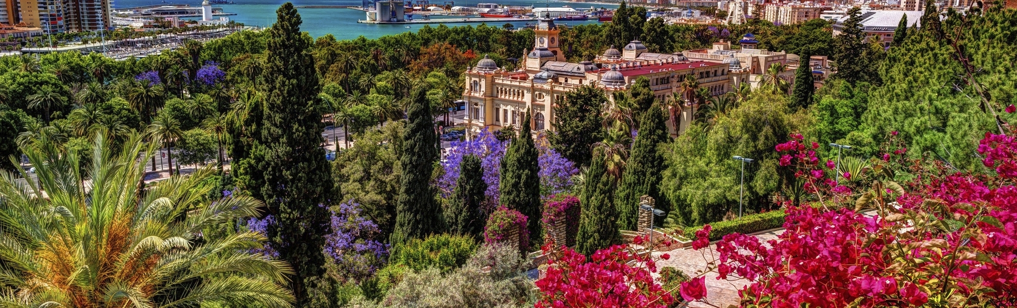 Festungs- und Palastanlage Alcazaba in Málaga, Spanien