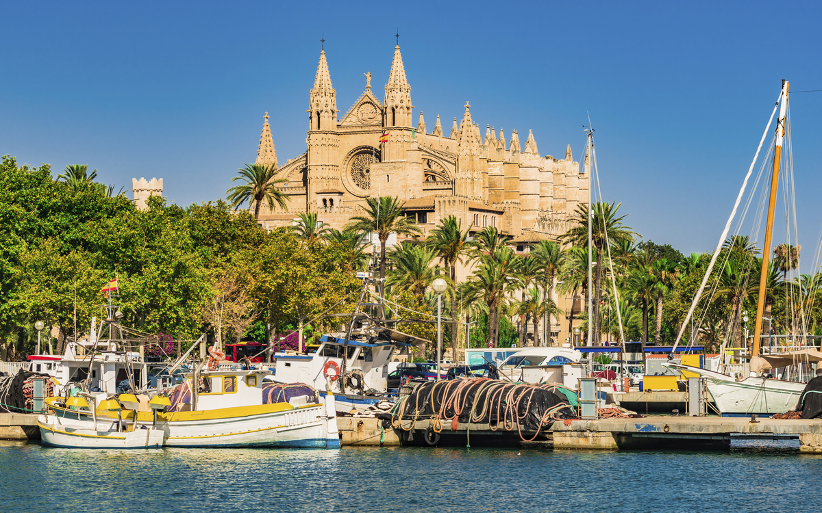 La Seu, die Kathedrale von Palma, Mallorca, Spanien
