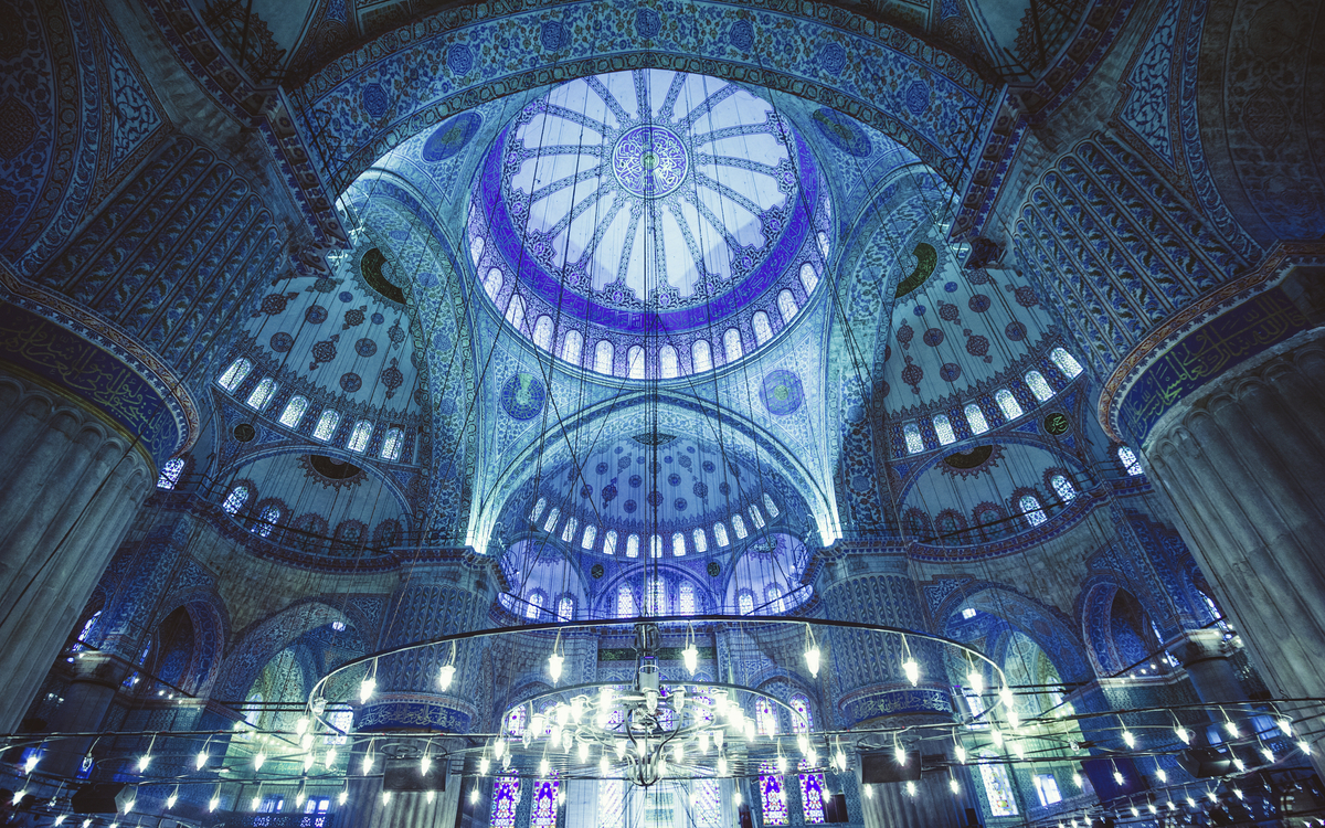 Blaue Moschee in Istanbul, Türkei