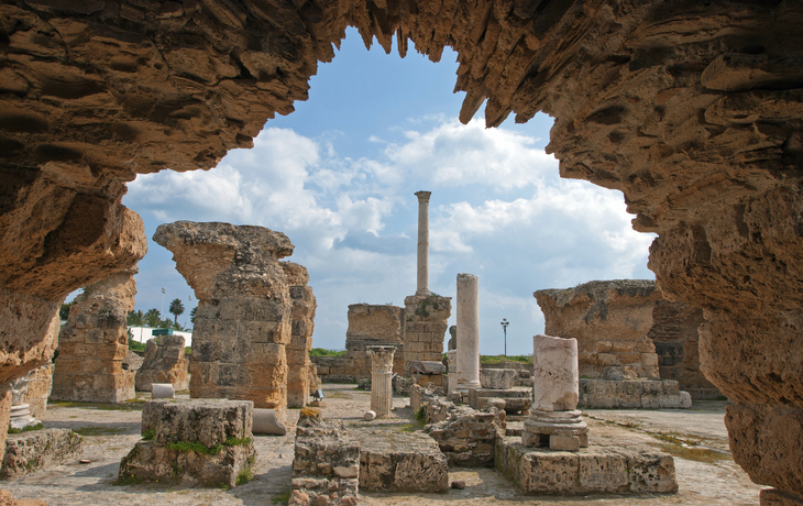Ruinen in Karthago, Tunesien