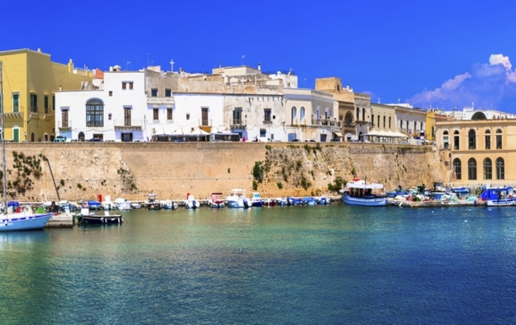 Panoramaaufnahme von Gallipoli, Italien
