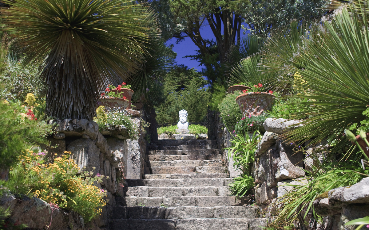 Klostergarten in Tresco, England