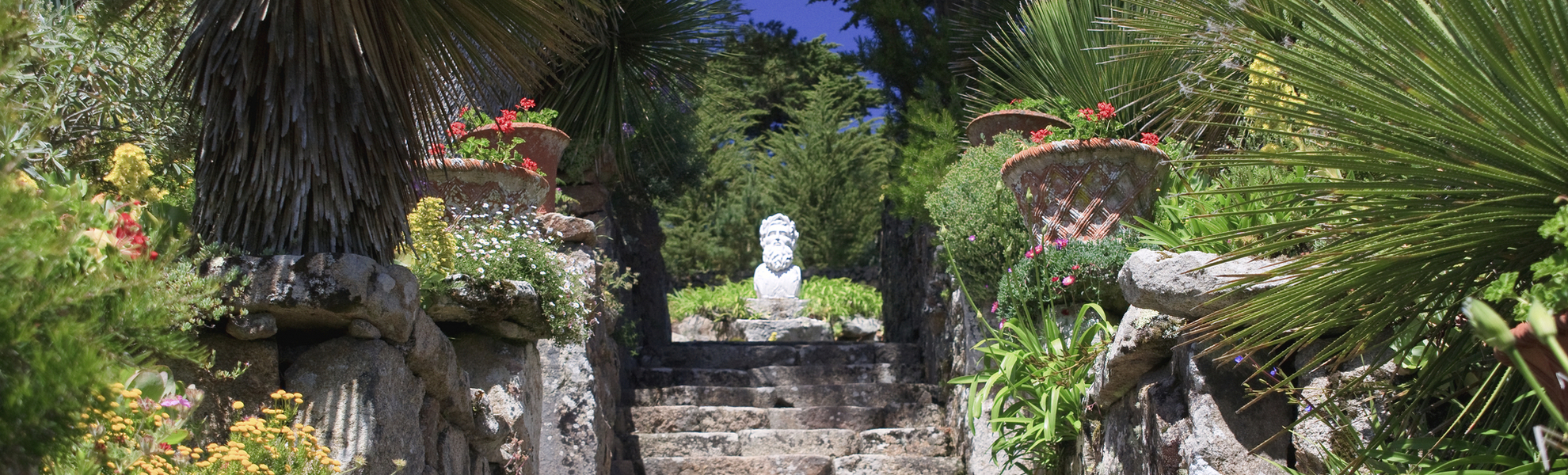 Klostergarten in Tresco, England