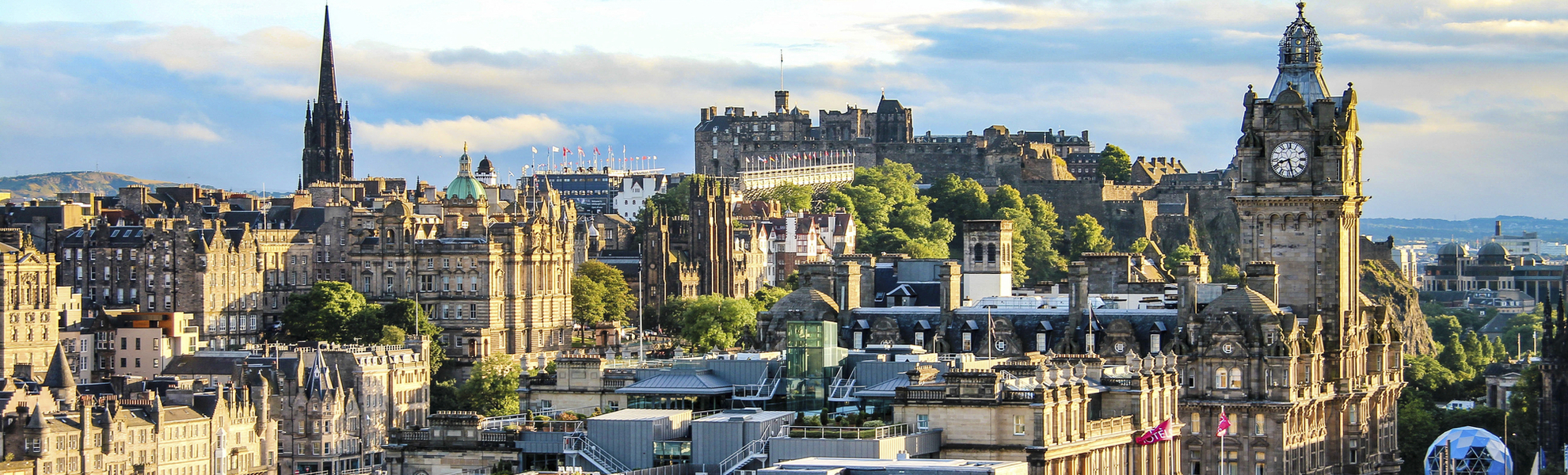 Calton Hill in Edinburgh, Schottland