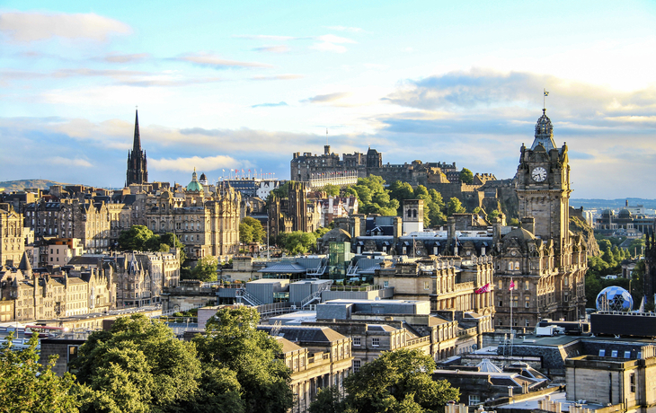 Calton Hill in Edinburgh, Schottland
