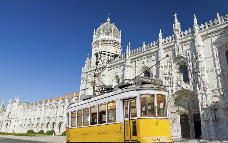 Straßenbahn in Lissabon, Portugal