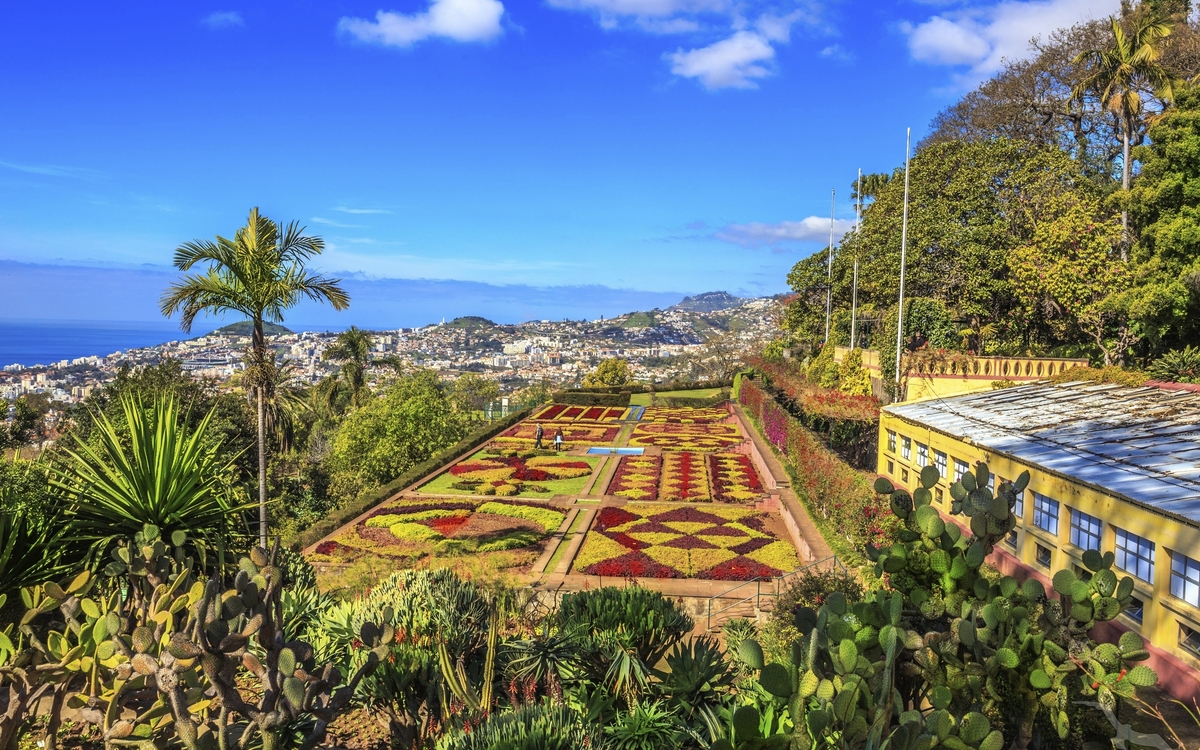Botanischer Garten in Funchal. Portugal