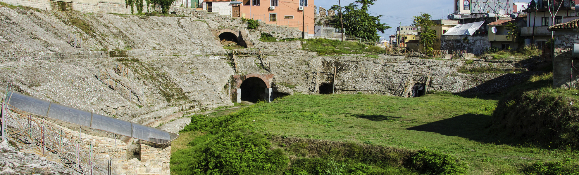 Amphitheater in Durres, Albanien
