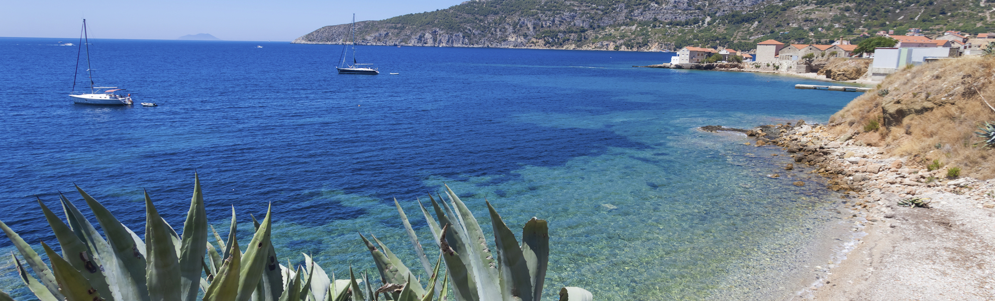 Bucht der Insel Vis, Kroatien