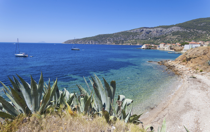 Bucht der Insel Vis, Kroatien