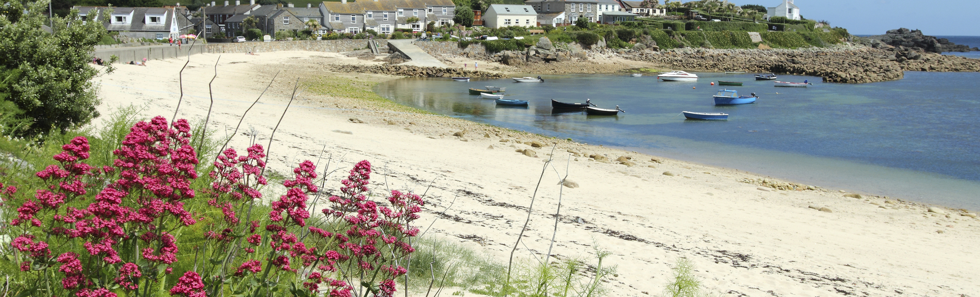 Strand auf St. Mary's, Scilly Inseln, England