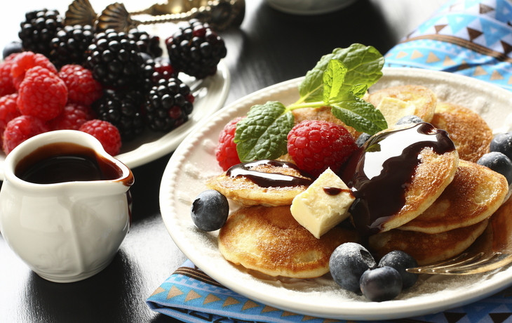 Poffertjes, traditionelle Speise aus den Niederlanden
