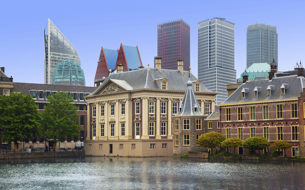 Parlament von Binnenhof in Den Haag, Niederlande