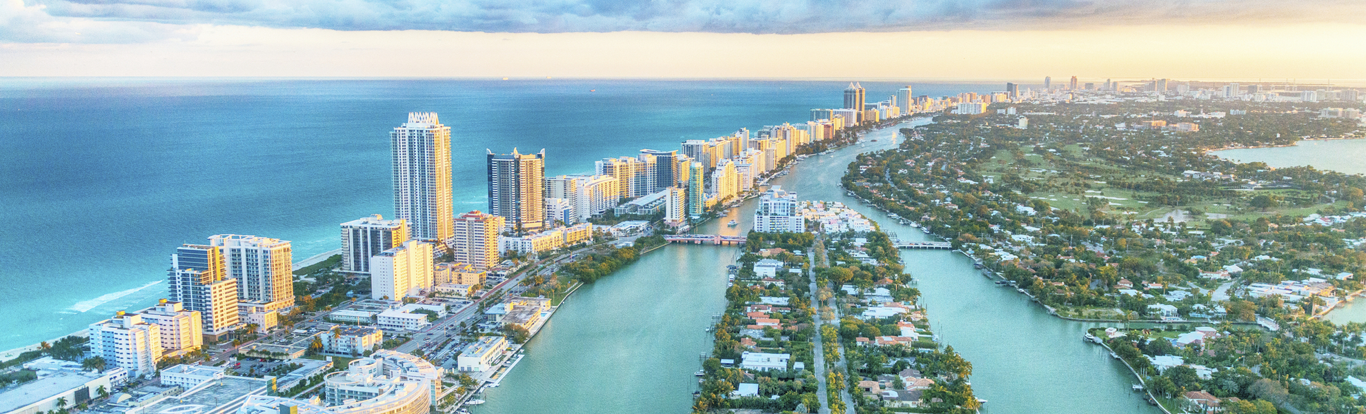 Luftansicht von Miami, USA