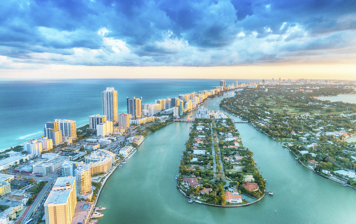 Luftansicht von Miami, USA