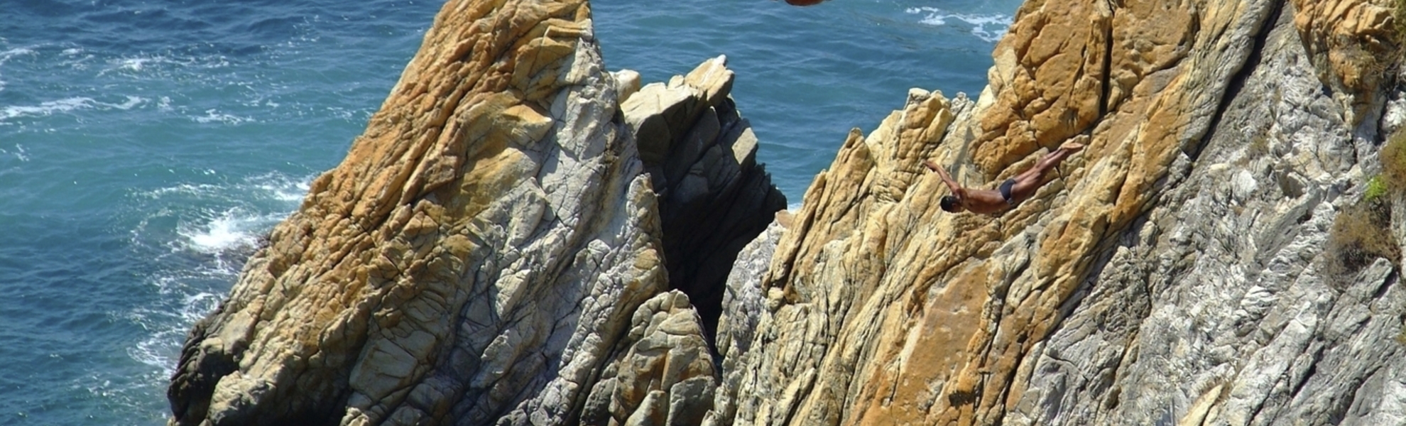 mutige Felsenspringer von Acapulco, Mexiko