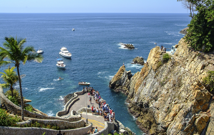 Felsenspringer in Acapulco