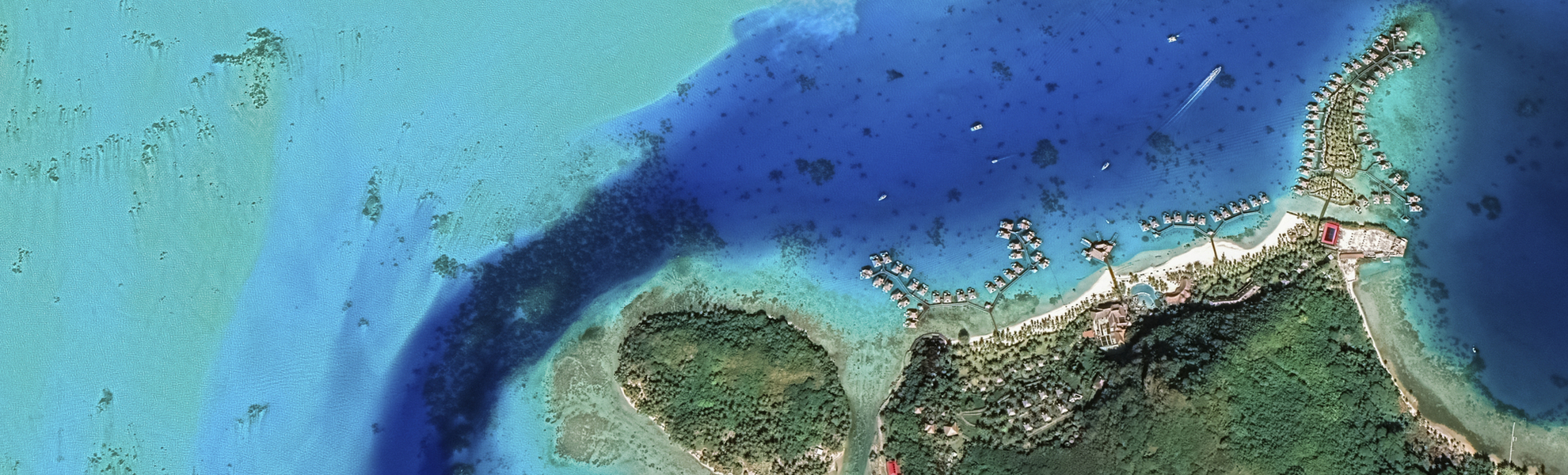 Helikopterflug über Bora Bora