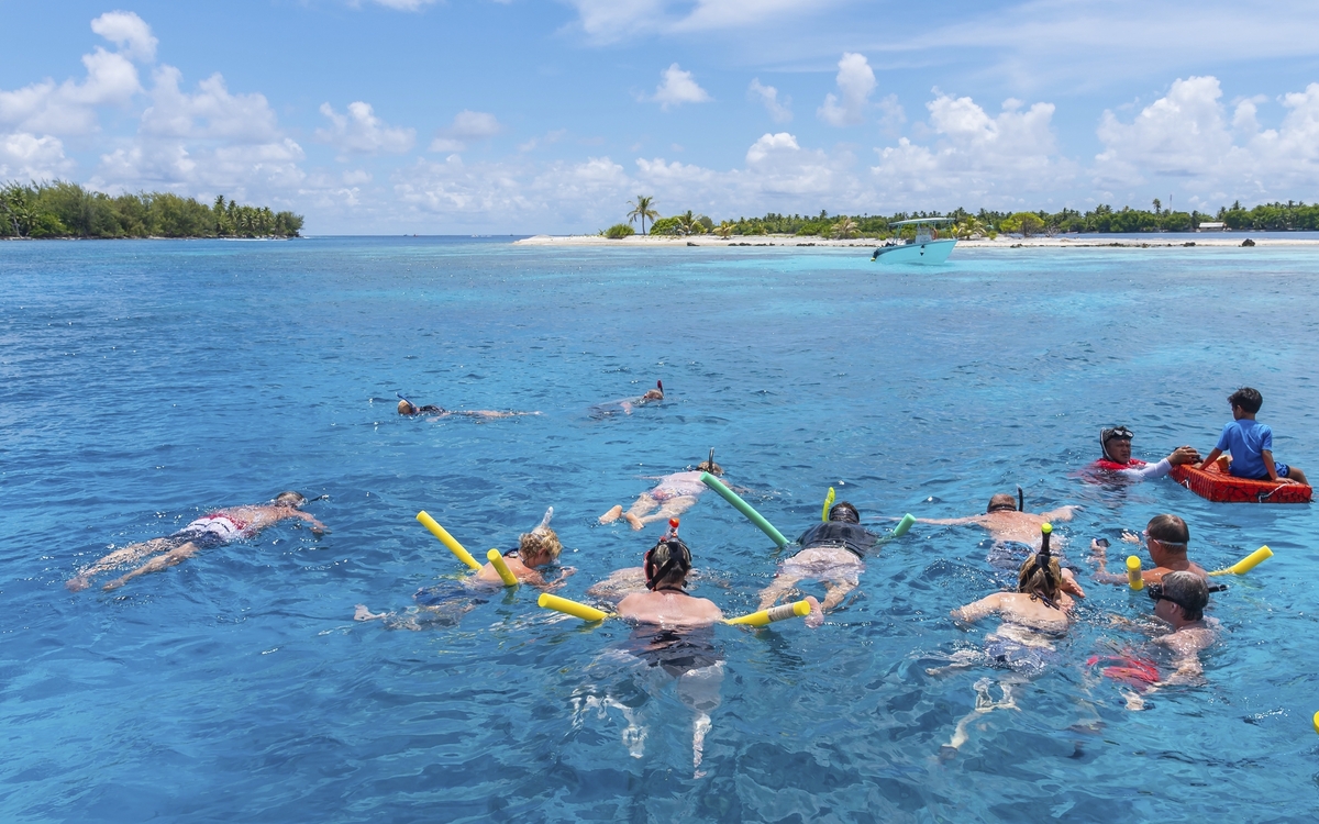 Schnorchel-Ausflug auf Rangiroa