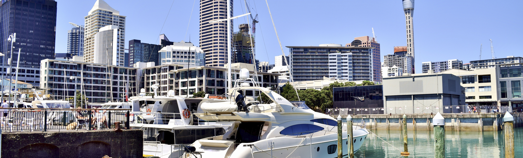 Yachthafen in Auckland, Neuseeland