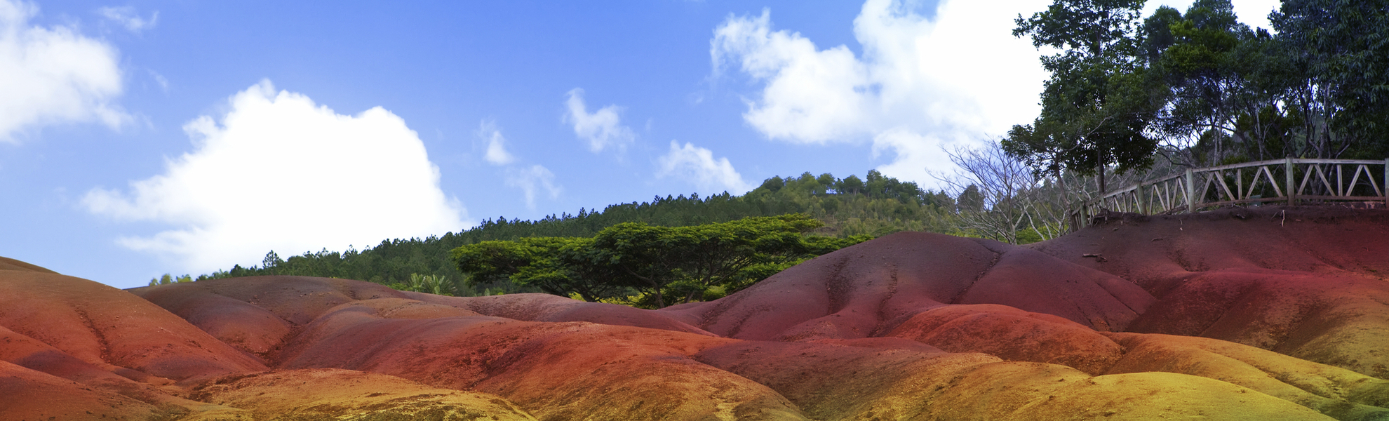 Die Siebenfarbige Erde von Chamarel, Mauritius