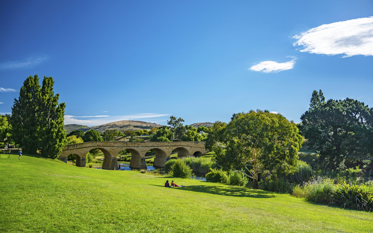 Richmond Brücke in Tasmanien, Australien