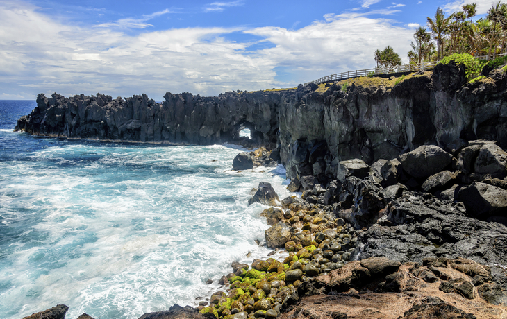 Felsenküste von La Reunion