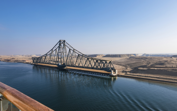 Eisenbahnbruecke in El Ferdan, Aegypten