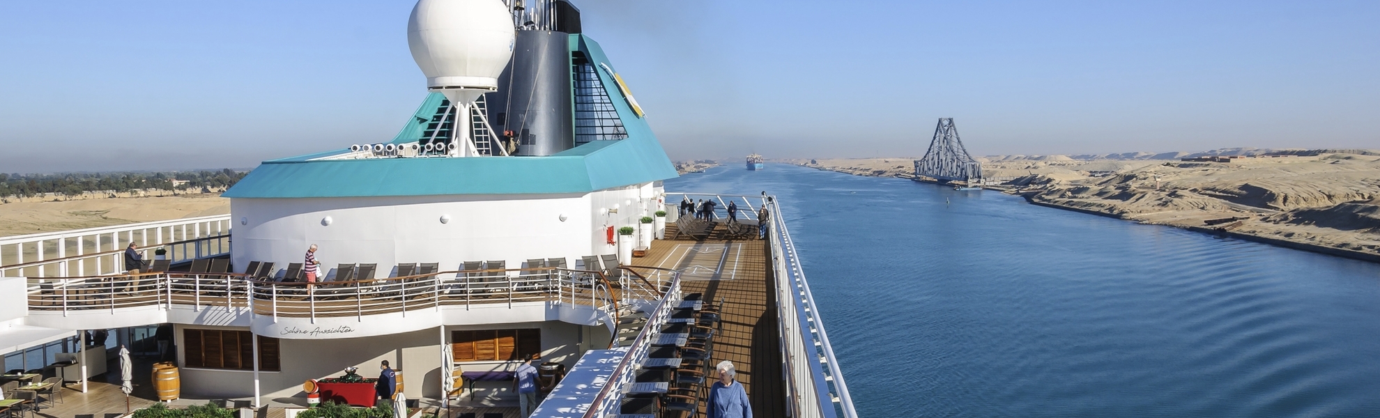 MS Amera im Suez Kanal