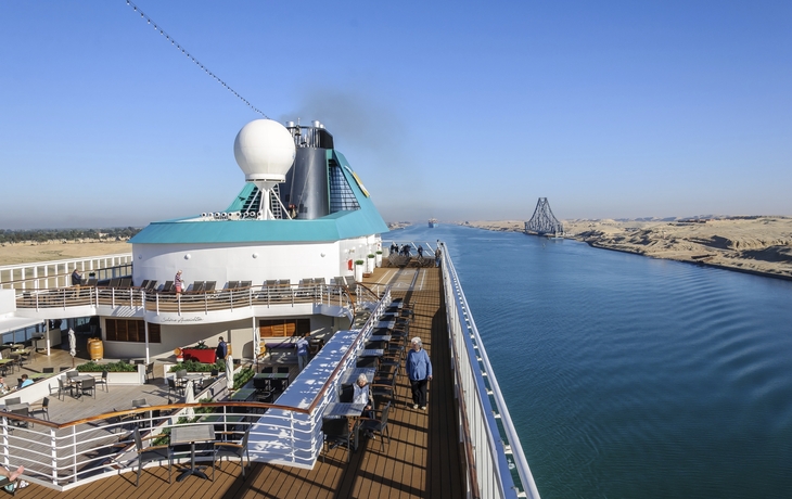 MS Amera im Suez Kanal