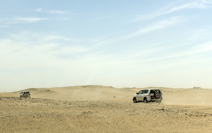 Salalah, Fahrt im Geländewagen