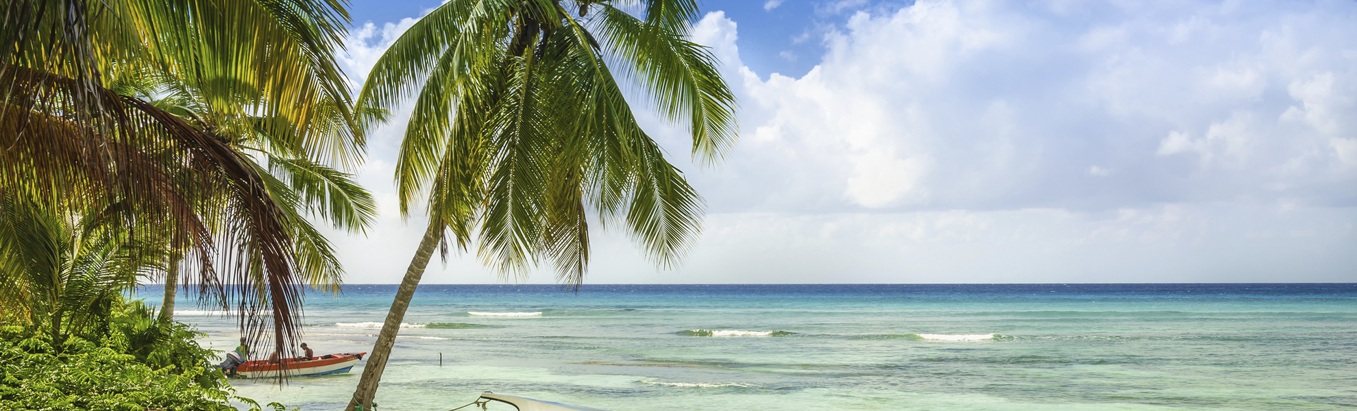 Boot an der Küste von Grenada