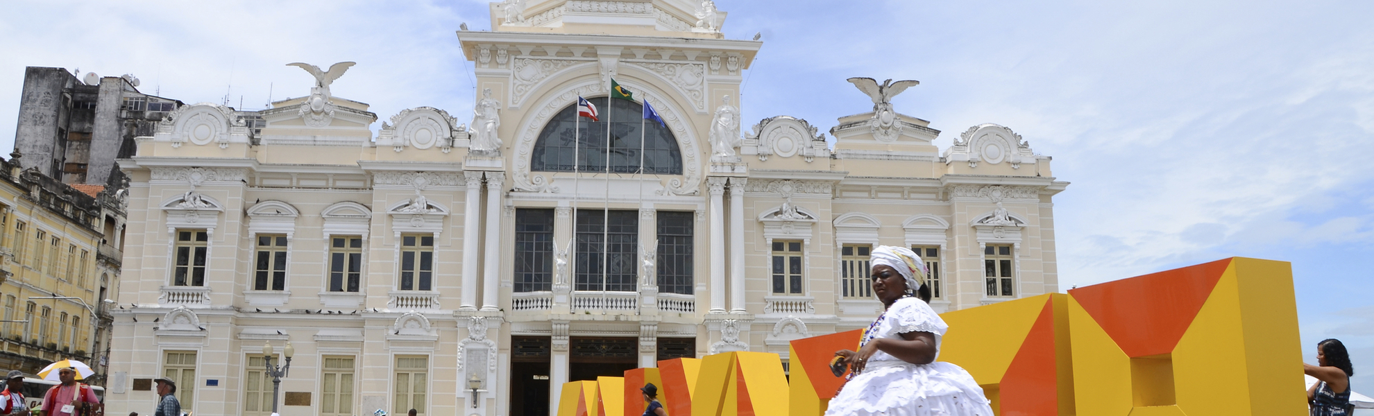 Rio Branco Palace in Salvador da Bahia, Brasilien