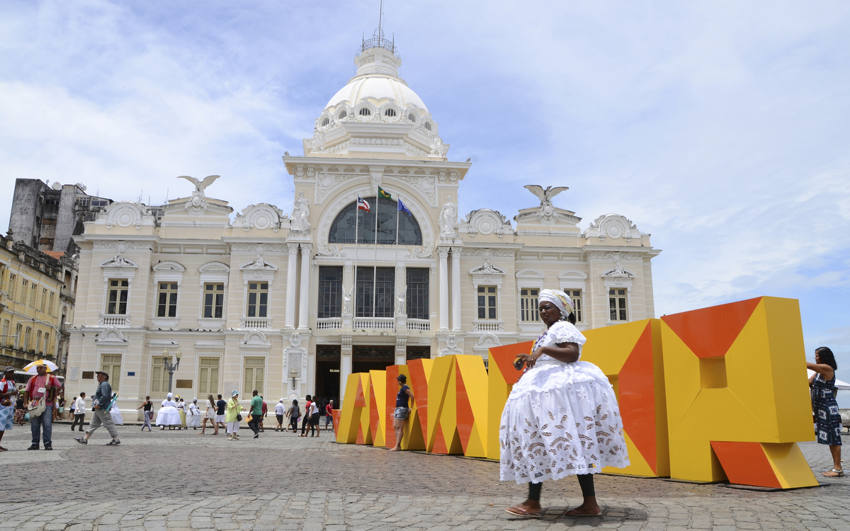 Rio Branco Palace in Salvador da Bahia, Brasilien