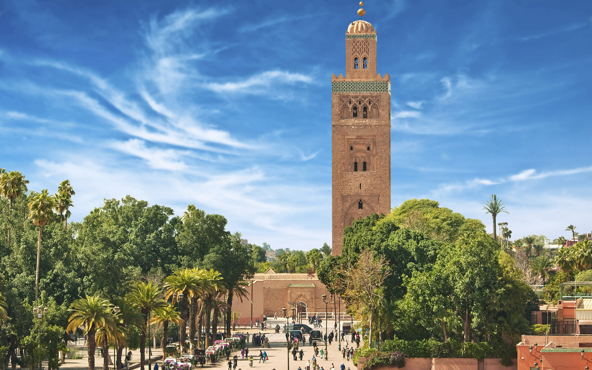 Koutoubia-Moschee in Marrakesch, Marokko