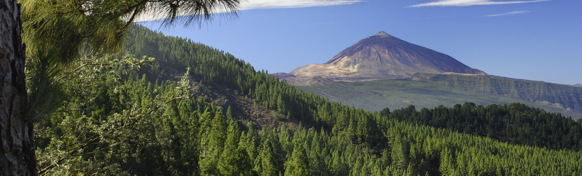 Berg Teide und Stadt Ootava auf Teneriffa, Spanien