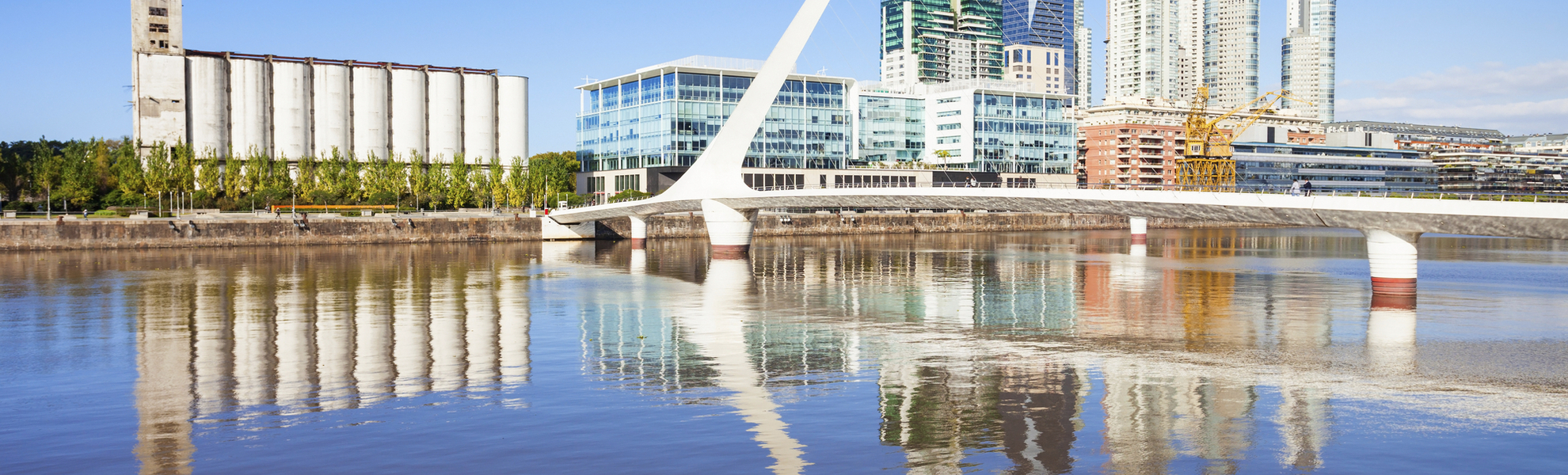 Skyline von Puerto Madero in Argentinien
