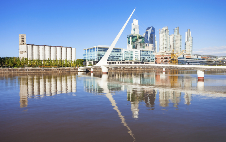 Skyline von Puerto Madero in Argentinien