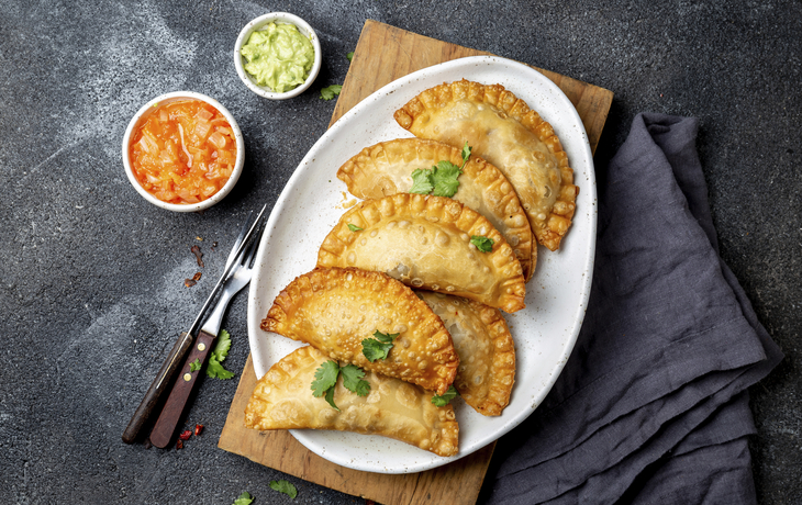 Frittierte Empanadas aus Chile