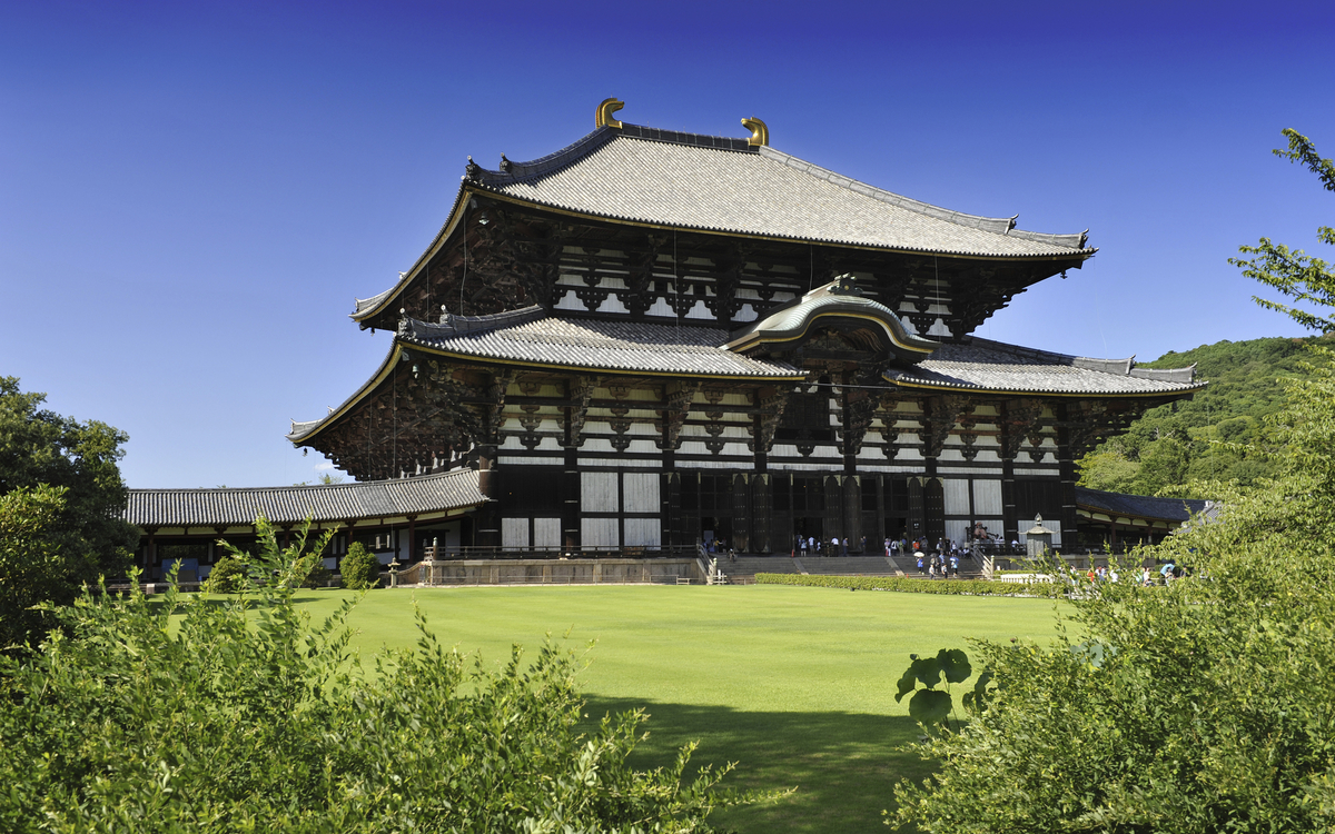 Todai-ji Tempel in Nara, Japan