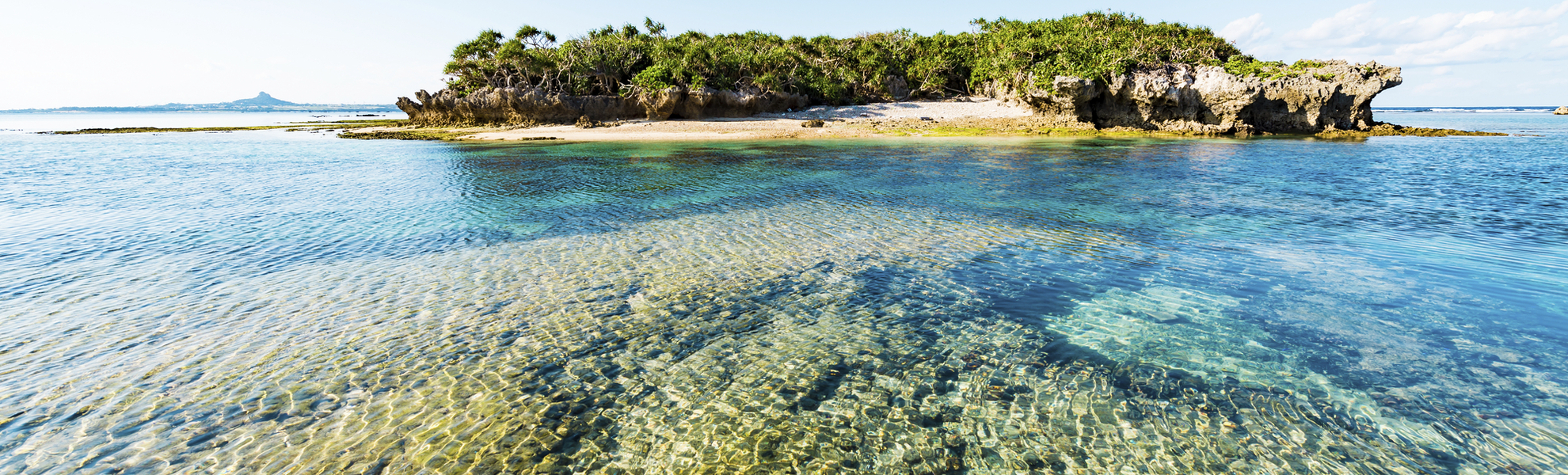 Küste von Okinawa, Japan