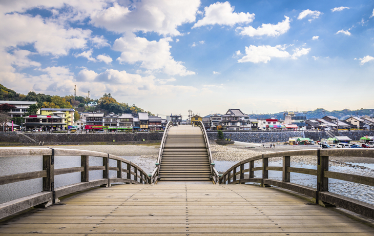 Kintai Brücke in Hiroshima,Japan