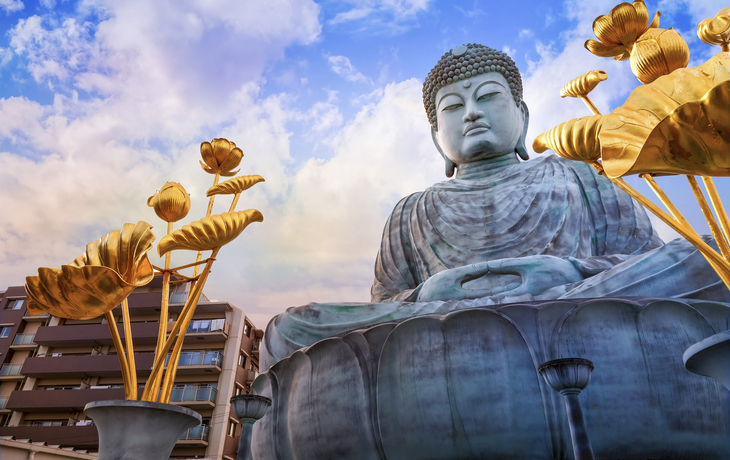 Buddha Statue im Nofukuji Tempel, Japan