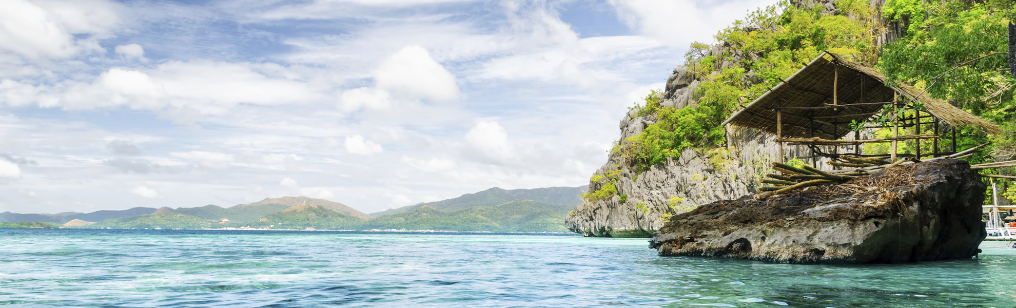 Der Busuanga Felsen, Philippinen