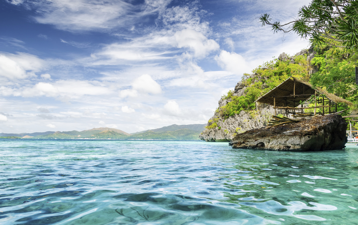 Der Busuanga Felsen, Philippinen