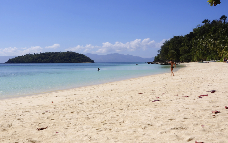 Strand auf den Philippinen