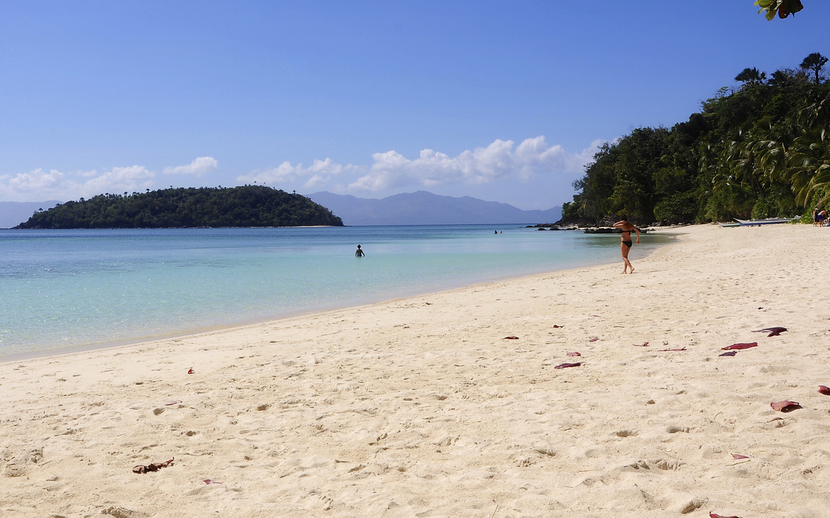 Strand auf den Philippinen